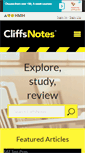 Mobile Screenshot of cliffsnotes.com